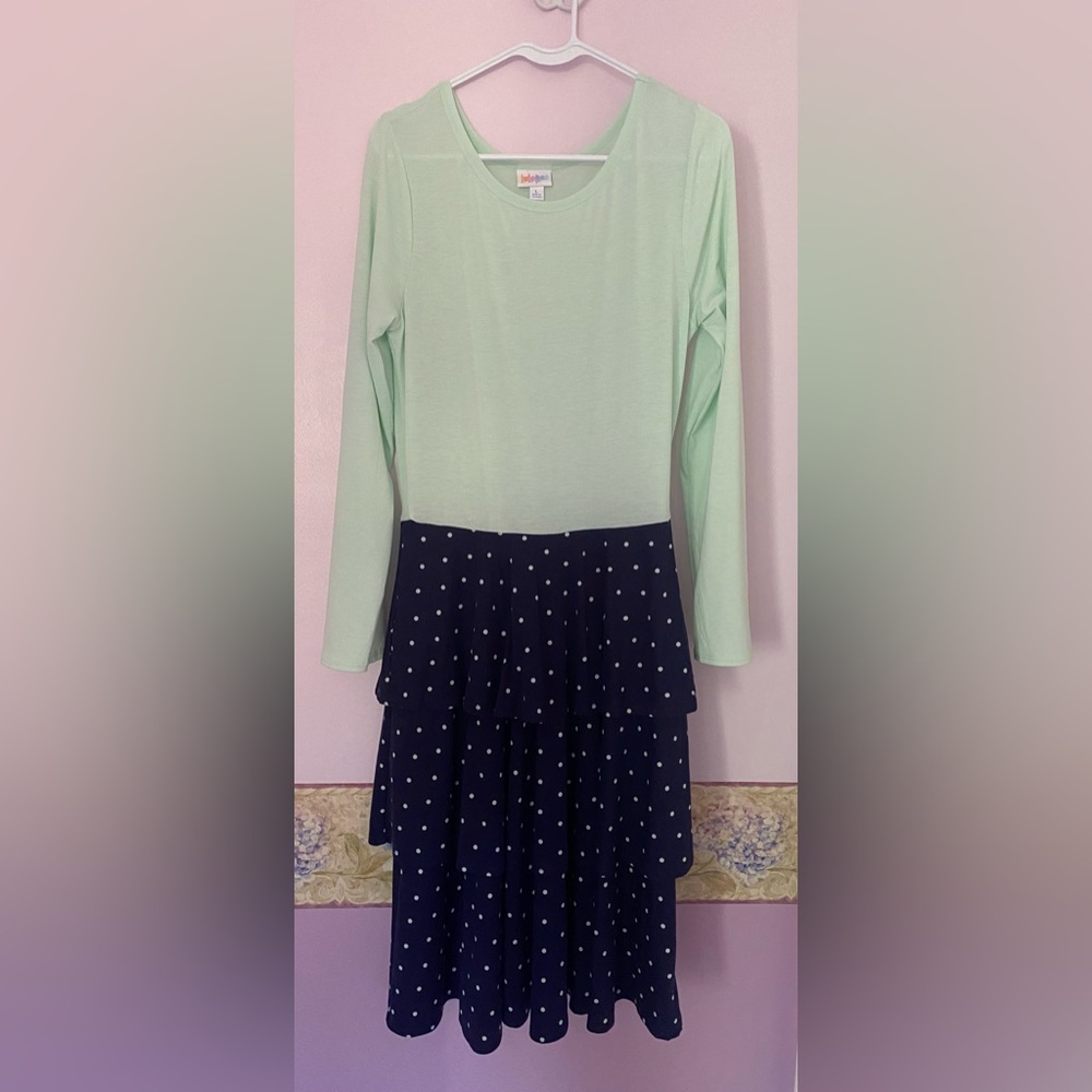 Lularoe Georgia tiered dress size Large GUC